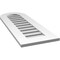 Ekena Millwork Round Top Surface Mount PVC Gable Vent: Functional, w/ 3-1/2"W x 1"P Standard Frame, 14"W x 38"H GVPRT14X3801SF - alternate 5